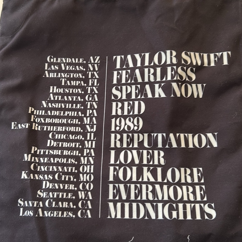 Taylor Swift The Eras Tour Tote Bag & Movie Exclusive Cup w 1989 (tv) CD - Picture 4 of 11
